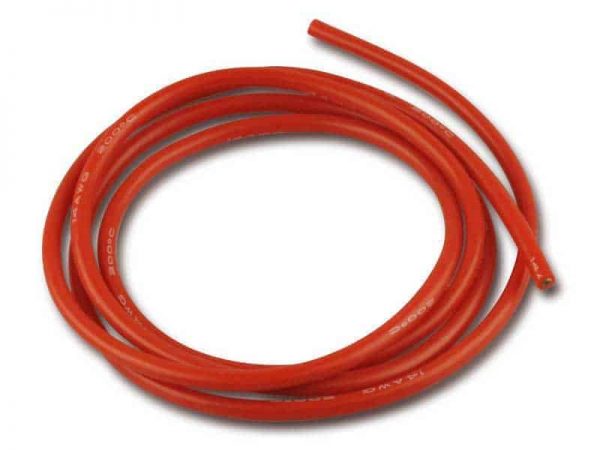 Silicone cable 2,5mm² x 1.000mm 14AWG (Red)
