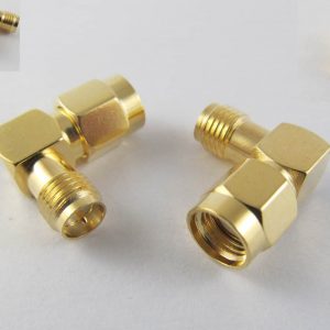 RP-SMA Male To RP-SMA Female Male Pin Right Angle 90 Degree RF