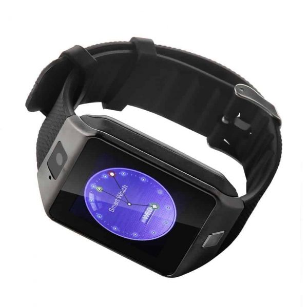 DZ09-GR Smartwatch με υποδοχή SIM ΜΑΥΡΟ