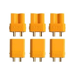 Gold connector XT30 (3 pairs)