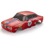 Killerbody Alfa Romeo 2000 GTAm Body Red 195mm RTU all-in