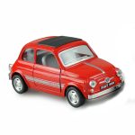 Amewi Retraction Die-Cast Fiat 500 1:24 (Red)