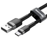 Baseus Καλώδιο USB-C Cafule 2A 2m (Γκρι/Μαύρο) - Image 4