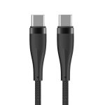 Maxlife USB-C to USB-C Nylon Cable 1m 100W MXUC-08 Black