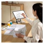 Wozinsky WRS-CPY84SS Aluminum Laptop Stand + Smartphone Stand - Silver - Image 9