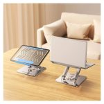 Wozinsky WRS-CPY84SS Aluminum Laptop Stand + Smartphone Stand - Silver - Image 11