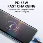 Wozinsky WNBCC2 USB-C / USB-C PD 65W cable 2m - Black - Image 7