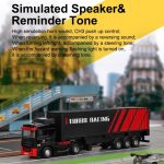 Turbo Racing 1/76 C50 RC Semi-Truck with Trailer RTR (White) - Image 9