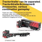 Turbo Racing 1/76 C50 RC Semi-Truck with Trailer RTR (White) - Image 11