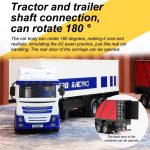 Turbo Racing 1/76 C50 RC Semi-Truck with Trailer RTR (White) - Image 13
