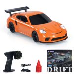 LIEBAO 1/43 RC Drift Race Car 4WD with Gyro RTR (Orange)