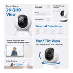 TP-Link Tapo C220 Pan/Tilt AI Home Security Wi-Fi Camera - Image 2