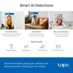 TP-Link Tapo C220 Pan/Tilt AI Home Security Wi-Fi Camera - Image 5