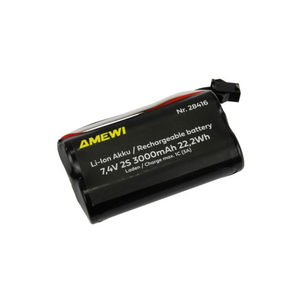 Amewi Li-Ion Battery 2S 7.4V 3000mah (HBX 3-Pin/JST SM3P)